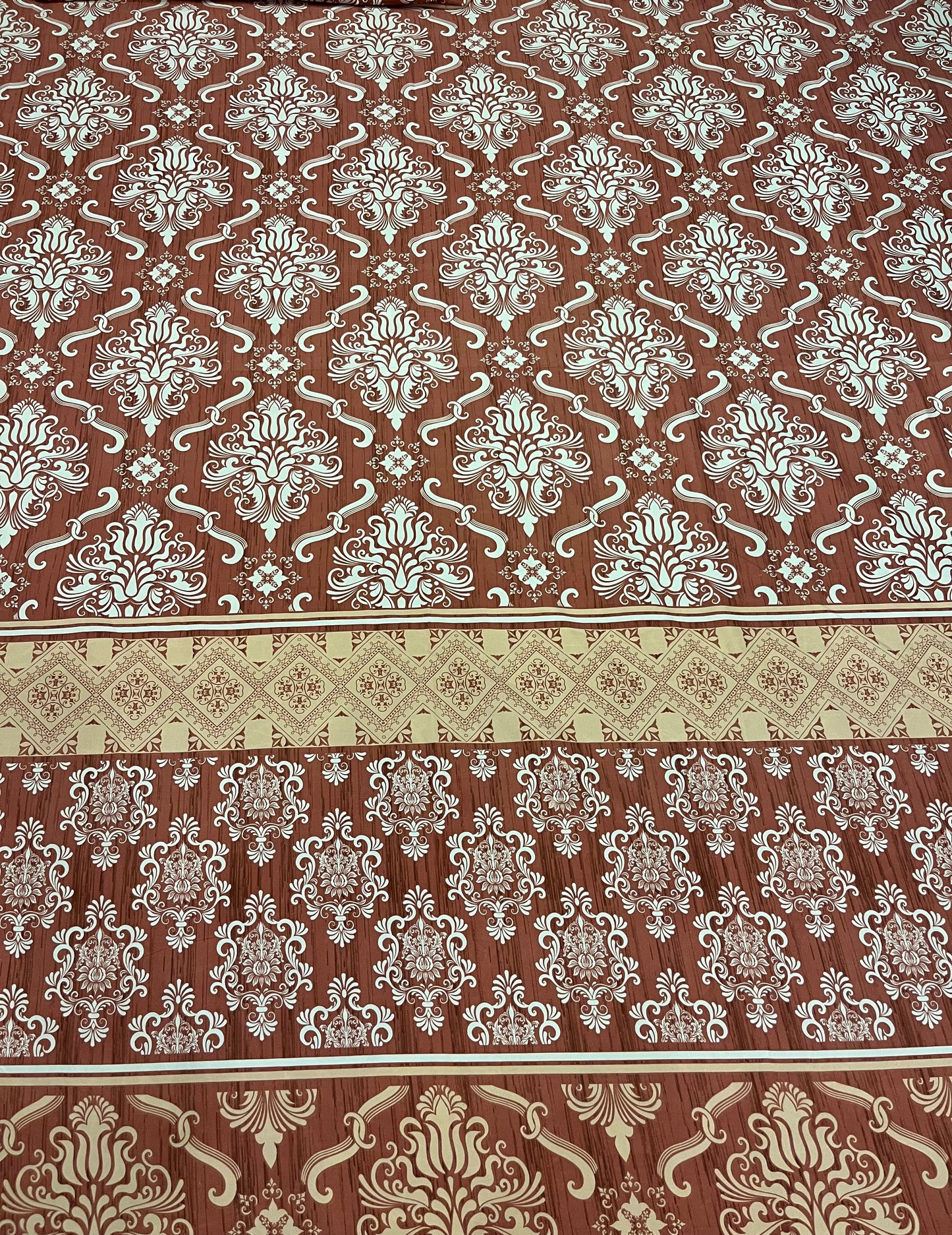 100% Orignal Crystal Cotton King Size Bedsheet Set (3-Piece)