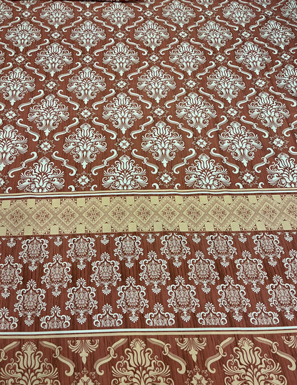 100% Orignal Crystal Cotton King Size Bedsheet Set (3-Piece)