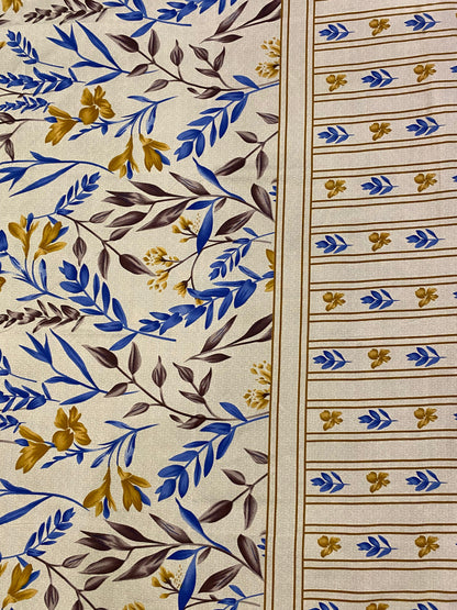 100% Orignal Crystal Cotton King Size Bedsheet Set (3-Piece)